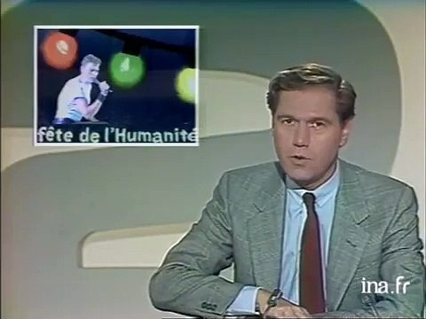 Johnny Hallyday – Reportage JT Antenne 2 (14 septembre 1985) : Neuchâtel & Fête de l’Humanité
