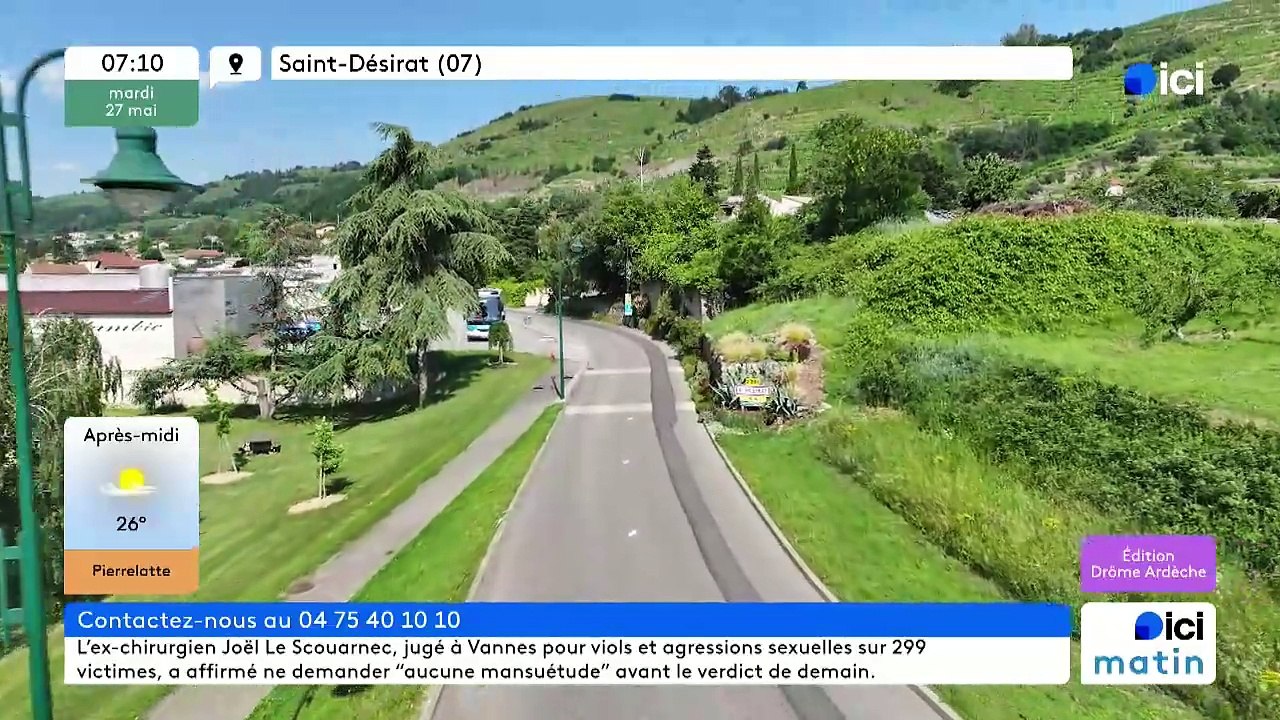 27/05/2025 - ici matin par ici Drôme Ardèche en vidéo