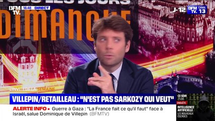 Benjamin Duhamel recadré par son invité Dominique de Villepin sur BFMTV.