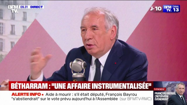 Affaire Bétharram: “Je n’ai jamais rien caché”, assure François Bayrou