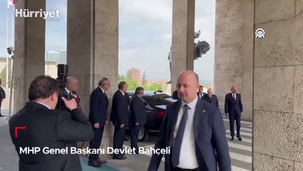 MHP Genel Başkanı Devlet Bahçeli Meclis'e geldi