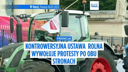 Francuscy rolnicy protestują, parlament spiera się o ustawę rolną
