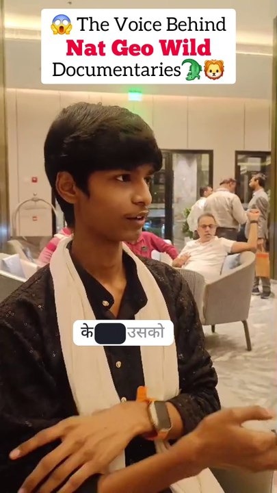 The Hindi voice of Nat Geo Wild—Harsh Kumar brings nature to life with pure emotion and power.