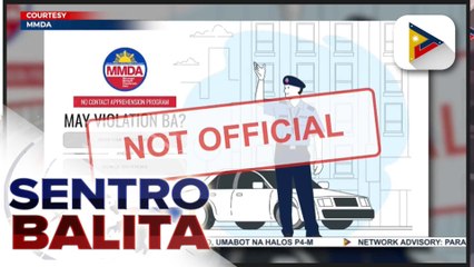 MMDA, nilinaw na wala pang website kung saan maaaring makita kung may violation sa ilalim ng NCAP