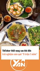 Tiktoker thất vọng khi ăn quán cơm quê quận 1