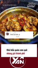 Khó hiểu quán cơm quê nhưng giá thành phố