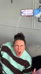 WATER BOTTLE PHONE PRANK!!