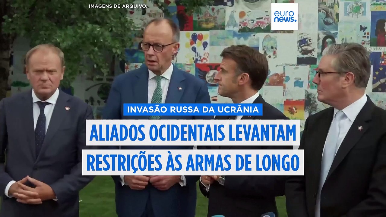 Aliados ocidentais levantam restrições às armas de longo alcance à Ucrânia, diz Merz