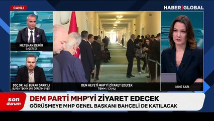 MHP-DEM görüşmesi başladı