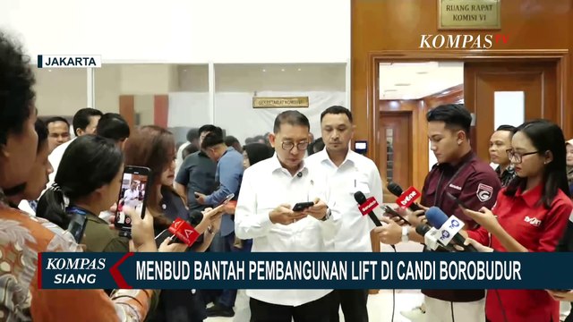 Menteri Kebudayaan Fadli Zon Bantah Pembangunan Lift dan Eskalator di Candi Borobudur