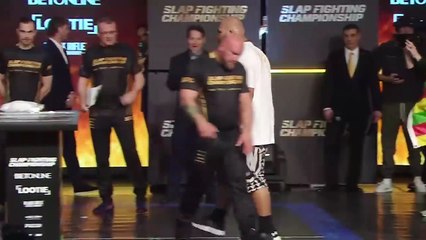 Craziest Slap Fight EVER! Zales vs. Da Crazy Hawaiian - Slap Fighting Championship