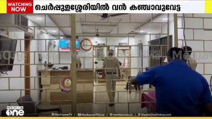 ചെർപ്പുളശ്ശേരിയിൽ വൻ കഞ്ചാവുവേട്ട: 84 കിലോ കഞ്ചാവുമായി എട്ട് യുവാക്കൾ പിടിയിൽ