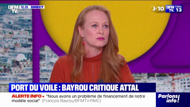 Je n'étais pas super à l'aise avec cette proposition : Violette Spillebout (Ensemble) sur la proposition de Gabriel Attal d'interdire le voile aux moins de 15 ans dans l'espace public