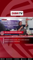 Perangi Rokok Ilegal, Bea Cukai Edukasi Warga Surade Sukabumi