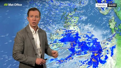 Met Office Afternoon Weather Forecast 27/05/25 – Damp afternoon for most
