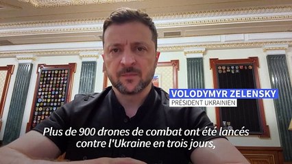 Les attaques russes sur l'Ukraine "sont un choix politique" de Poutine (Zelensky)