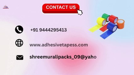 Bopp Self Adhesive Tape Manufacturers in Chennai - adhesivetapess