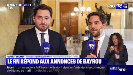 TVA sociale: "M. Bayrou, ce matin, a surtout trahi une promesse: pas d'augmentation d'impôts", assure Thomas Ménagé (RN)