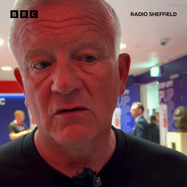 Chris Wilder reacts to Sheffield United play-off final defeat