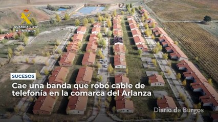 Cae una banda criminal que robó cable de telefonía en la comarca burgalesa del Arlanza