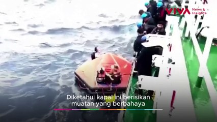 LAUT INDIA TERANCAM! Kapal Muatan Berbahaya Tenggelam