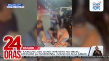 3 kabilang ang isang miyembro ng media, arestado sa pagbebenta umano ng mga armas | 24 Oras