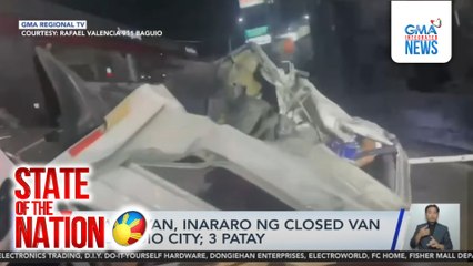 18-wheeler na nawalan umano ng kontrol, inararo ang 5 sasakyan; 3 patay | SONA