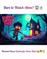 Brave Kids vs Spooky Ghost 👻 | Haunted House Cartoon Adventure!