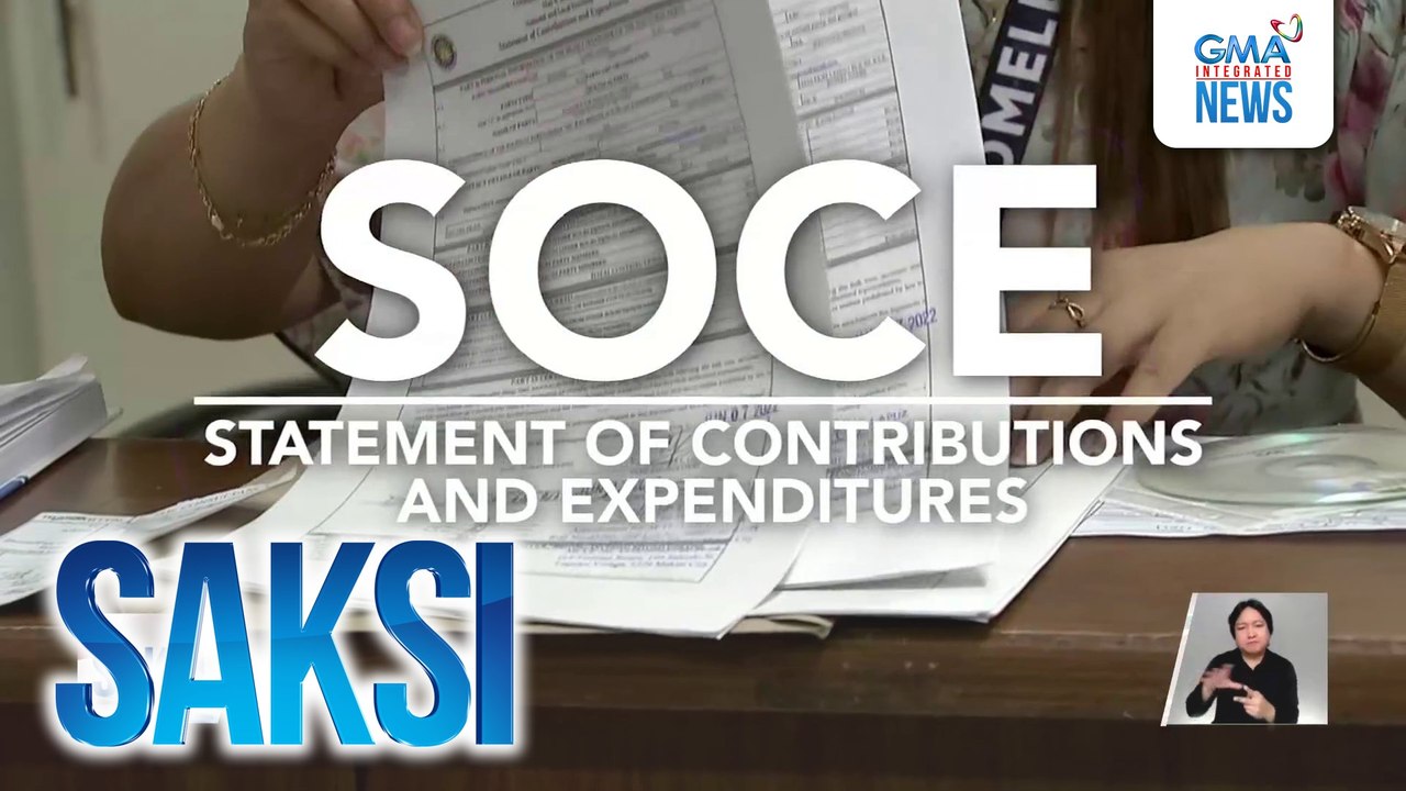 Mga naghain ng SOCE, kaunti pa lang, ayon sa Comelec; bubusisiin kung pasok sa P3-P5/voter limit ang ginastos ng mga kumandidato | Saksi