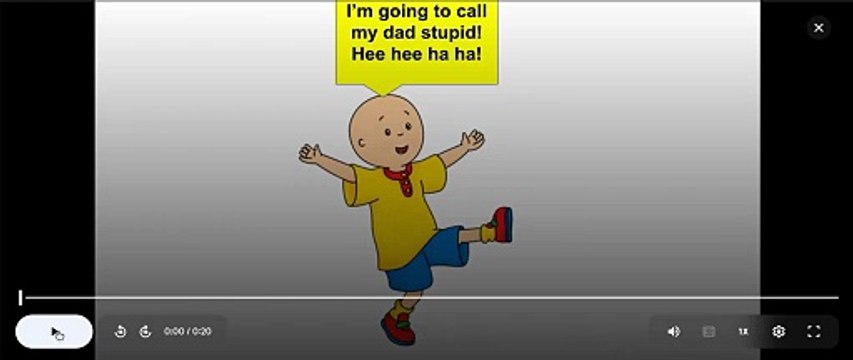 Caillou Calls Boris Stupid/Grounded