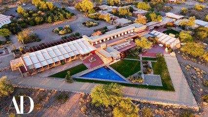 Inside Frank Lloyd Wright’s Design Workshop Built From The Desert