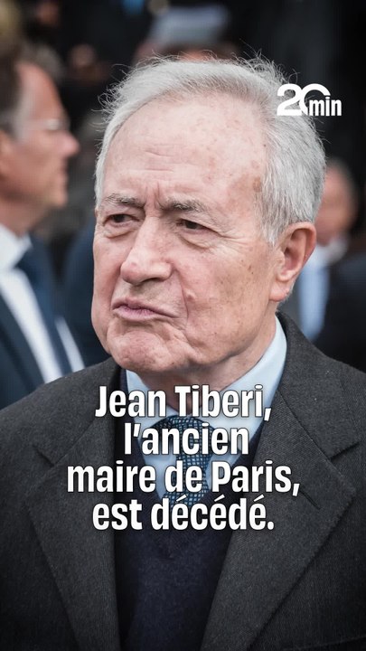Paris : L’ancien maire Jean Tiberi est décédé