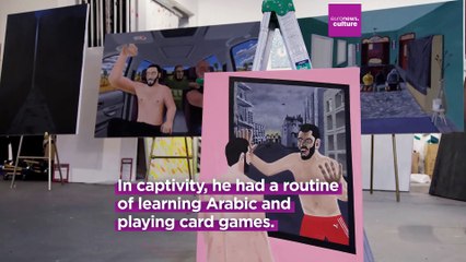 Turning trauma into art: Former Hamas hostage Andrei Kozlov tells his story through paintings