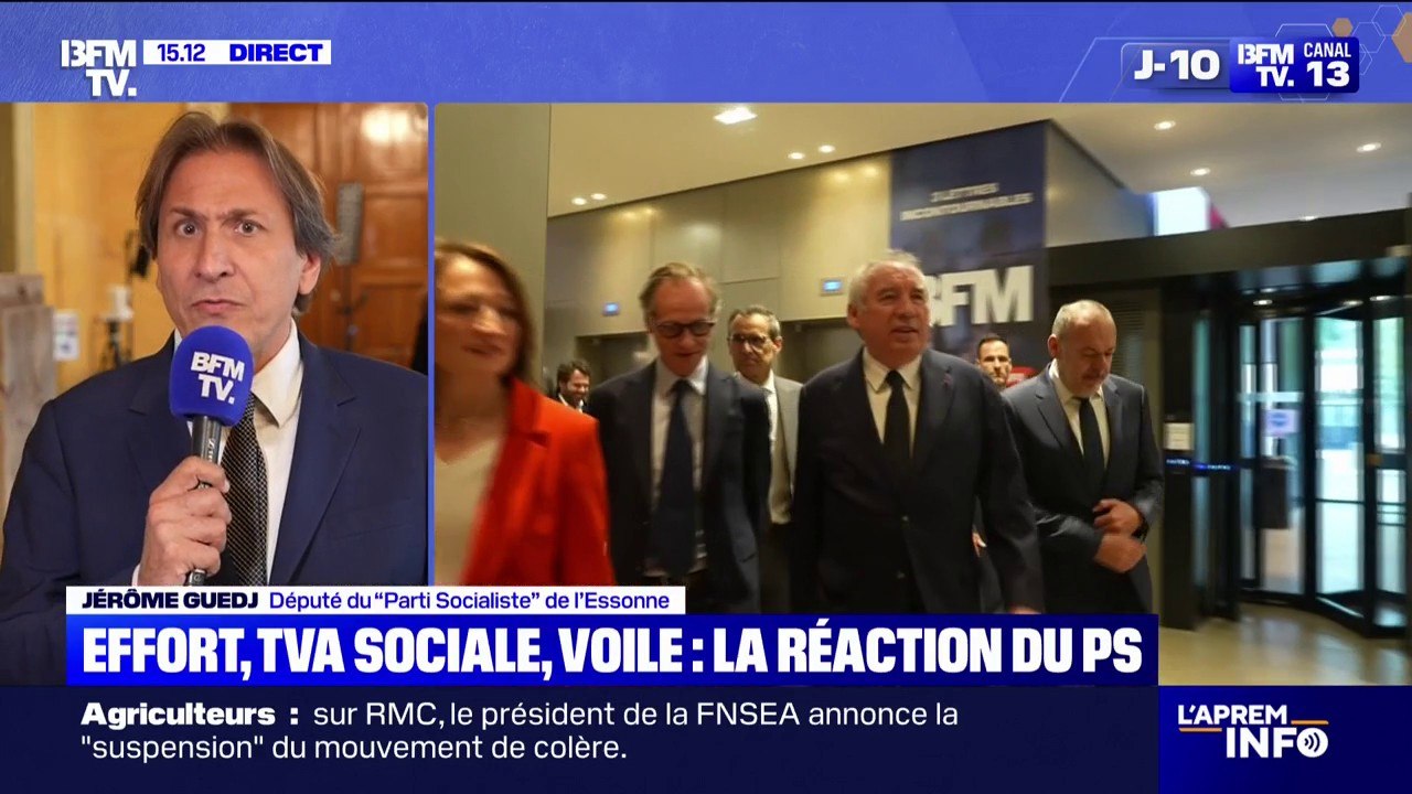TVA sociale: "Ce qu'il faut regarder, c'est l'origine de la crise des finances publiques", fustige Jérôme Guedj (PS)
