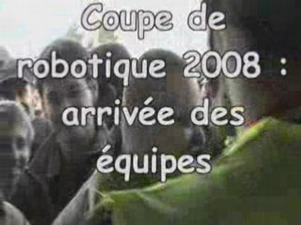 Coupe de France 2008 - Arrivee et installation des équipes