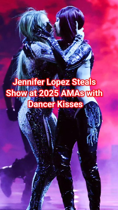 Jennifer Lopez Steals Show at 2025 AMAs with Dancer Kisses