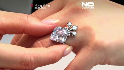 Diamante rosa ligado à realeza francesa deve ser vendido por milhões de euros