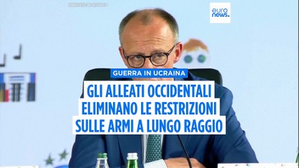 Germania, Merz: alleati occidentali non impongono più restrizioni all'Ucraina su armi a lungo raggio