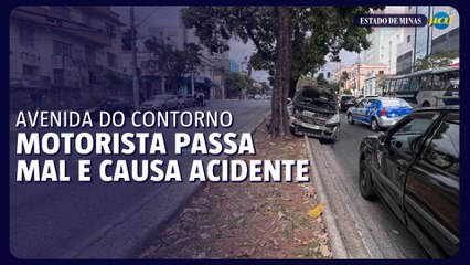Motorista perde o controle e causa acidente com mais 4 veículos na Avenida do Contorno