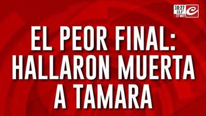Encontraron el cuerpo de Tamara Fierro: estaba desmembrada y calcinada