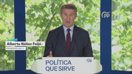 Feijóo presenta los principales argumentos del congreso del Partido Popular