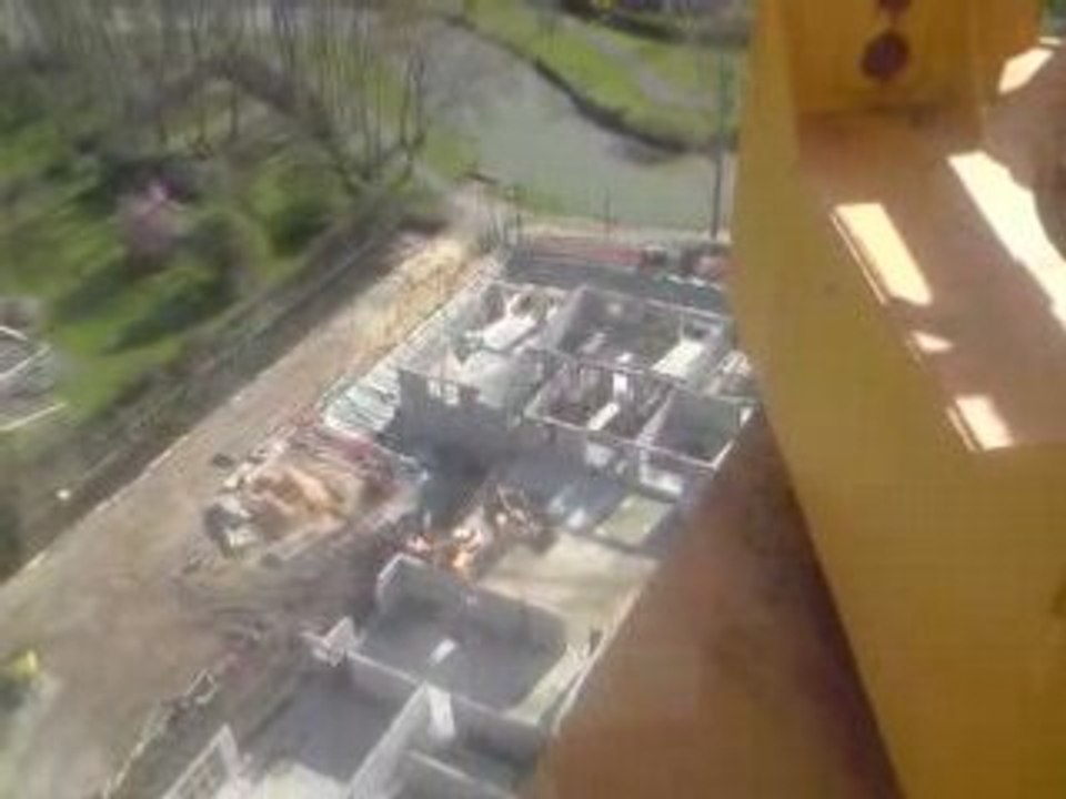 Vue du haut de ma grue