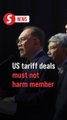 ASEAN leaders agree tariff deals with the US should not harm member