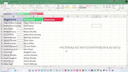 How to compare two lists in Excel using Conditional Formatting - Excel Tips and Tricks