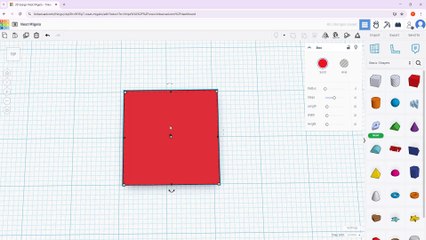 Tinkercad 7 Grid and Snap Grid