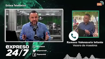 Manifestaciones de docentes en Sonora