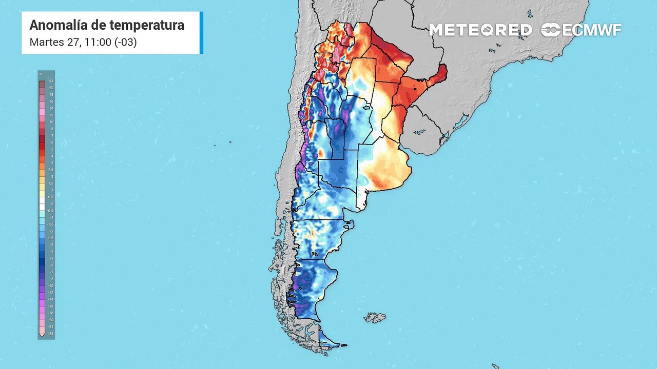 Ola polar en Argentina: estas serán las provincias que tendrán temperaturas bajo 0 ºC