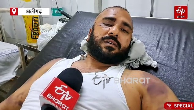 अलीगढ़ में गो मांस के शक में 4 व्यापारियों की मॉब लिंचिंग; पीड़ित बोले- पुलिस की गाड़ी में छिपे तो बाहर निकाल दिया, टूट पड़ी भीड़, सिपाहियों के सामने डेढ़ घंटे तक पीटते रहे