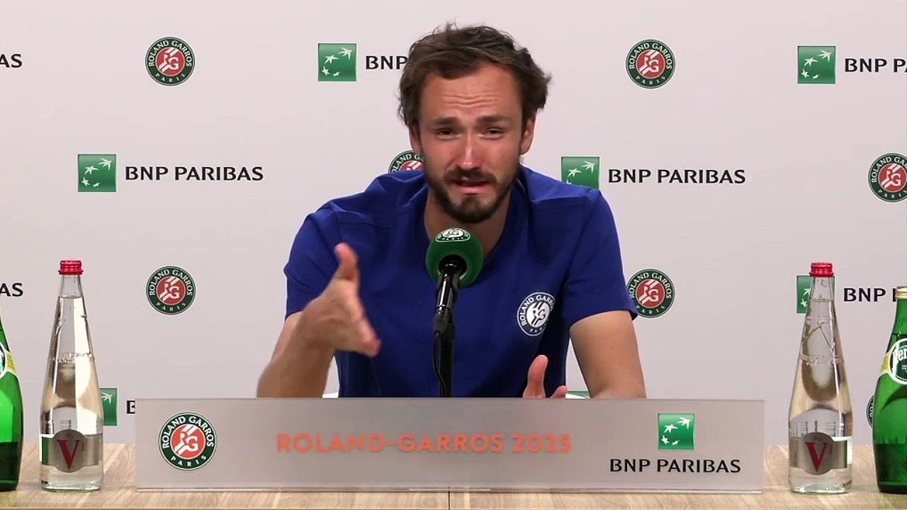 Roland-Garros 2025 - Daniil Medvedev : "J'ai perdu trois fois ici au premier tour en cinq sets... à chaque fois après, j'ai le blues"