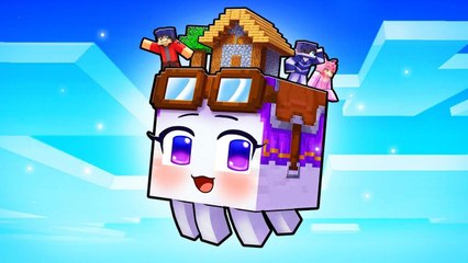 7 FRIENDS on my HAPPY GHAST Block! Part 2